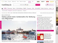 Bild zum Artikel: Italien plant hohe Geldstrafen für Rettung von Migranten