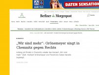 Bild zum Artikel: Konzert: „Wir sind mehr“: Grönemeyer singt in Chemnitz gegen Rechts