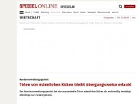 Bild zum Artikel: Bundesverwaltungsgericht: Töten von männlichen Küken bleibt übergangsweise erlaubt