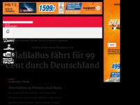 Bild zum Artikel: Flixbus-Konkurrenz: BlaBlaBus fährt für 99 Cent durch Deutschland
