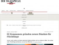 Bild zum Artikel: 60 Kommunen gründen neues Bündnis für Flüchtlinge