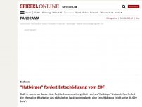 Bild zum Artikel: Sachsen: 'Hutbürger' fordert Entschädigung vom ZDF
