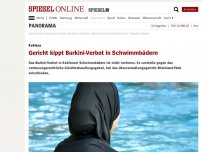 Bild zum Artikel: Koblenz: Gericht kippt Burkini-Verbot in Schwimmbädern