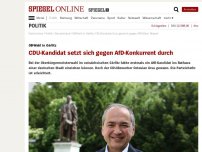 Bild zum Artikel: OB-Wahl in Görlitz: CDU-Kandidat setzt sich gegen AfD-Konkurrenten durch