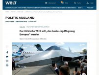 Bild zum Artikel: Der türkische TF-X soll „das beste Jagdflugzeug Europas“ werden