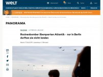 Bild zum Artikel: Rosinenbomber überquerten Atlantik - nur in Berlin durften sie nicht landen