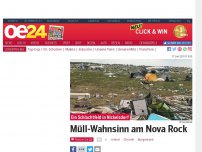 Bild zum Artikel: Müll-Wahnsinn am Nova Rock
