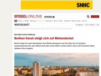 Bild zum Artikel: Fünf Jahre keine Erhöhung: Berliner Senat einigt sich auf Mietendeckel