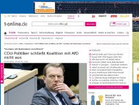 Bild zum Artikel: Sachsen-Anhalt: Hochrangiger CDU-Politiker flirtet mit der AfD