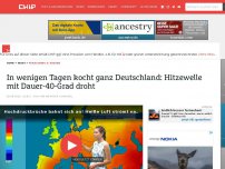 Bild zum Artikel: In wenigen Tagen kocht ganz Deutschland: Hitzewelle mit Dauer-40-Grad droht