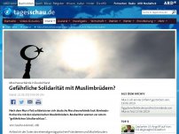 Bild zum Artikel: Moscheeverbände solidarisieren sich mit Muslimbrüdern