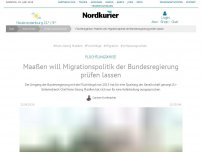 Bild zum Artikel: Flüchtlingskrise: Maaßen will Migrationspolitik der Bundesregierung prüfen lassen