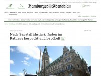 Bild zum Artikel: Antisemitismus: Nach Senatsfrühstück: Juden im Rathaus bespuckt