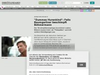 Bild zum Artikel: Debatten im Netz - 'Dummes Hurenkind': Felix Baumgartner beschimpft Böhmermann
