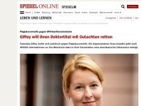 Bild zum Artikel: Plagiatsvorwürfe gegen SPD-Familienministerin: Giffey will ihren Doktortitel mit Gutachten retten