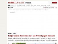 Bild zum Artikel: Ostritz in Sachsen: Bürger kaufen Biervorräte auf - aus Protest gegen Neonazis