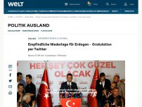 Bild zum Artikel: AKP-Kandidat Yildirim gesteht Niederlage in Istanbul ein