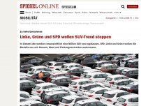 Bild zum Artikel: Zu hohe Emissionen: Linke, Grüne und SPD wollen SUV-Trend stoppen