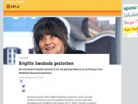 Bild zum Artikel: Brigitte Swoboda gestorben