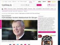 Bild zum Artikel: Waldbrandgefahr: FDP-Politiker fordert Waldverbot für Bürger