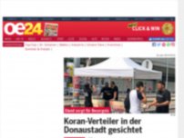 Bild zum Artikel: Koran-Verteiler in der Donaustadt gesichtet
