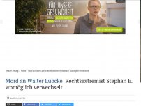 Bild zum Artikel: Mord an Walter Lübcke: Rechtsextremist Stephan E. womöglich verwechselt