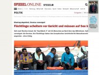 Bild zum Artikel: Eilantrag abgelehnt, Einreise verweigert: Flüchtlinge scheitern vor Gericht und müssen auf See bleiben