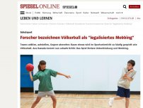 Bild zum Artikel: Schulsport: Forscher bezeichnen Völkerball als 'legalisiertes Mobbing'