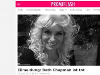 Bild zum Artikel: Eilmeldung: Beth Chapman ist tot