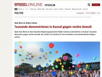 Bild zum Artikel: Nach Mord an Walter Lübcke: Tausende demonstrieren in Kassel gegen rechte Gewalt