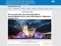 Bild zum Artikel: Messerattacke am Donauinselfest: Kuscheljustiz lässt tatverdächtigen Afghanen wieder frei
