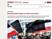 Bild zum Artikel: SPON-Umfrage: Deutsche haben Angst vor Terror von rechts