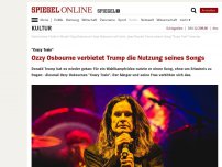 Bild zum Artikel: 'Crazy Train': Ozzy Osbourne verbietet Trump die Nutzung seines Songs