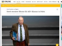 Bild zum Artikel: Zwei Stunden vor Beginn: Hotel storniert Räume für AfD-Klausur in Polen