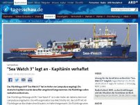 Bild zum Artikel: 'Sea Watch 3' legt in Lampedusa an - Kapitänin verhaftet