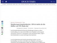 Bild zum Artikel: Bundestagsvizepräsidentin: 100 ist mehr als die Hälfte von 709. Ruhe da! + Video
