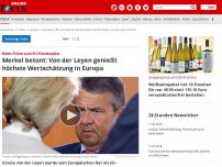 Bild zum Artikel: Live-Ticker zum EU-Postenpoker - Wer wird EU-Kommissionschef? Jetzt spricht Kanzlerin Merkel