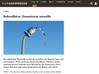 Bild zum Artikel: Rekordhitze: Donauturm verwelkt