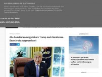 Bild zum Artikel: Alle Sanktionen aufgehoben: Trump nach Nordkorea-Besuch wie ausgewechselt