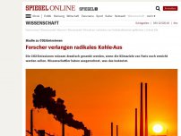 Bild zum Artikel: Studie zu CO2-Emissionen: Forscher verlangen radikales Kohle-Aus