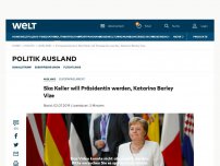 Bild zum Artikel: Ska Keller (Grüne) will Präsidentin werden, Katarina Barley (SPD) Vize