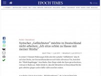 Bild zum Artikel: Syrischer „Geflüchteter“ möchte in Deutschland nicht arbeiten: „Ich sitze schön zu Hause mit meiner Shisha“