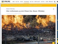 Bild zum Artikel: Drama in Kentucky: Hier verbrennen 45.000 Fässer Jim-Beam-Whiskey