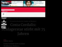 Bild zum Artikel: Costa Cordalis mit 75 Jahren verstorben