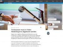 Bild zum Artikel: Niederbayern: Trinkwasser muss abgekocht werden