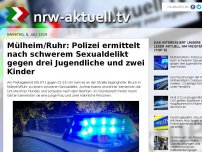 Bild zum Artikel: Mülheim/Ruhr: Polizei ermittelt nach schwerem Sexualdelikt gegen drei Jugendliche und zwei Kinder