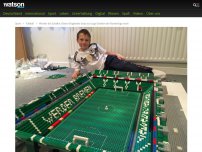 Bild zum Artikel: 11-Jähriger baut Bundesliga-Stadien aus Lego – das ist sein neuestes Werder-Werk