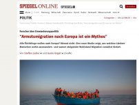 Bild zum Artikel: Forscher über Einwanderungspolitik: 'Armutsmigration nach Europa ist ein Mythos'