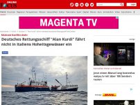 Bild zum Artikel: Nächster Konflikt droht - Deutsches Rettungsschiff 'Alan Kurdi' fährt nicht in Italiens Hoheitsgewässer ein