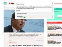 Bild zum Artikel: ÖVP völlig außer Kontrolle und mitten drin im beschämenden EU-Postenschacher